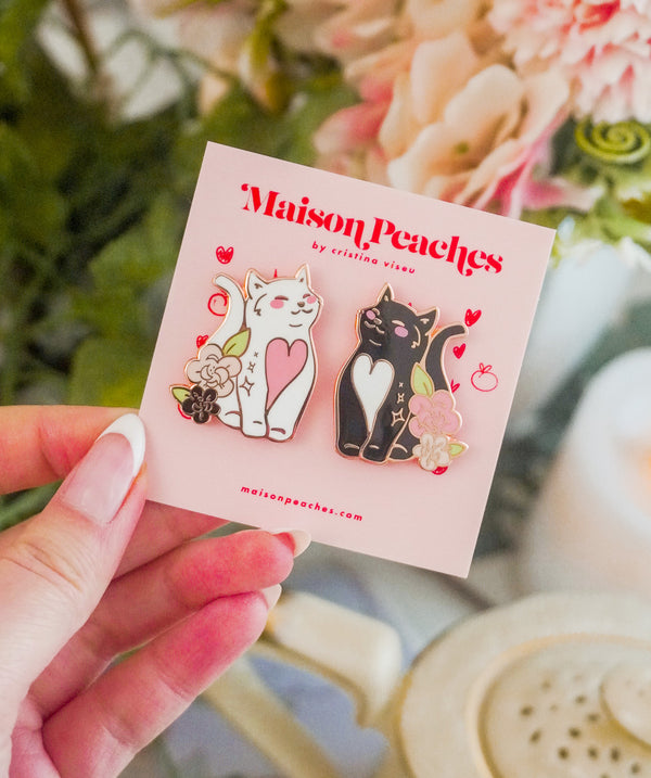 Always Together Cat Pin Set
