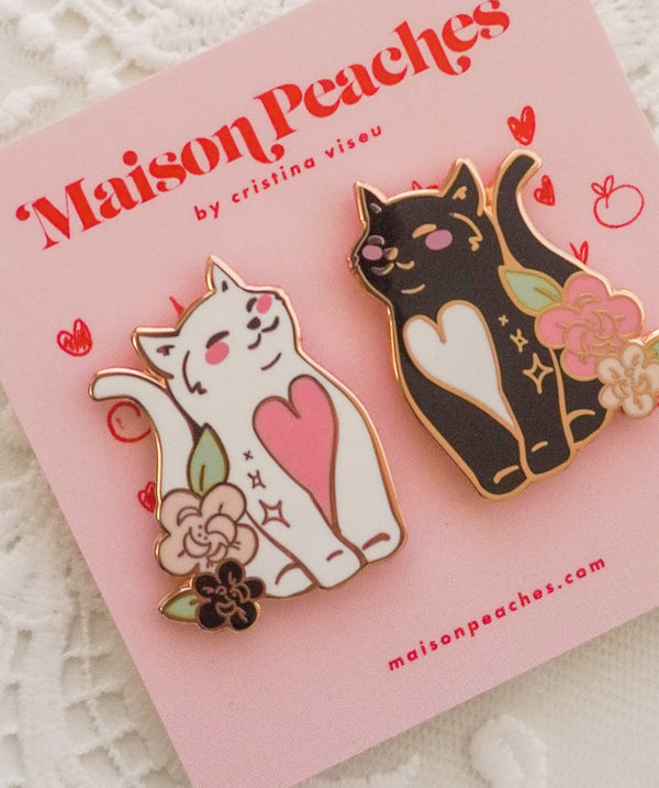 Always Together Cat Pin Set