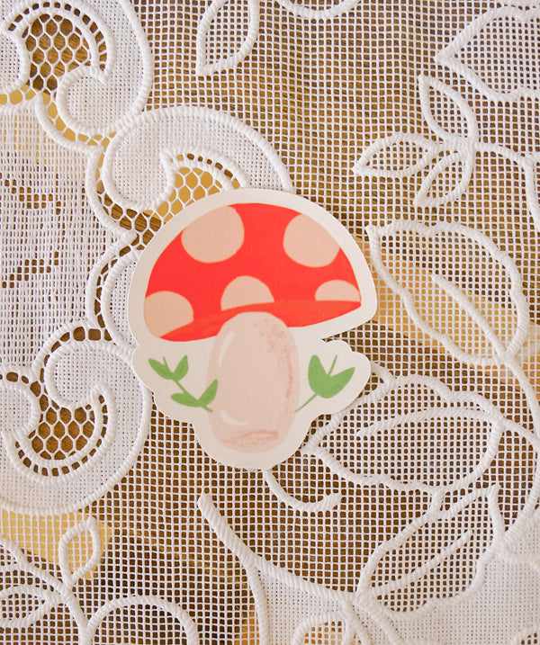Cottage Mushroom Sticker
