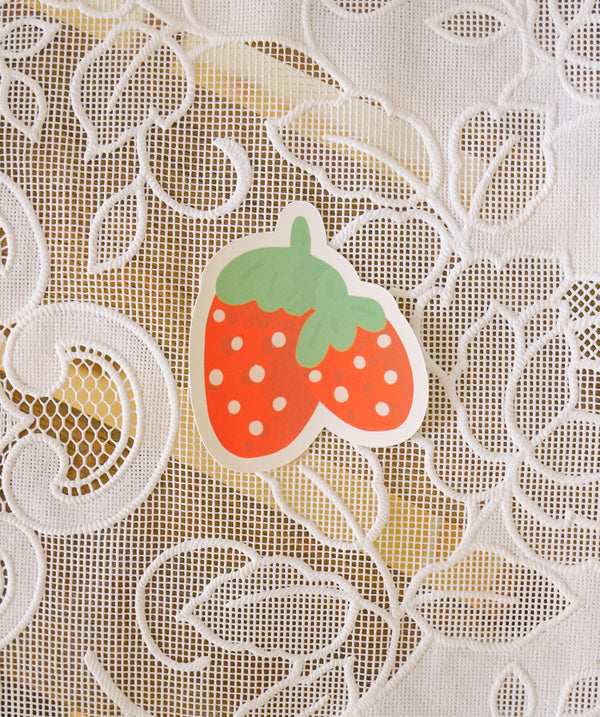 Cottage Strawberry Sticker